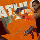 Deathloop's heroes try to shoot on another in a piece of the game's colorful key art.